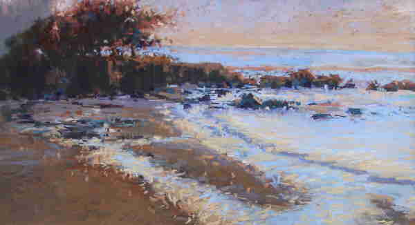 Ann McMillan - "Carmel Beach Evening"
