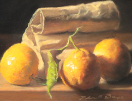 Deborah Bays - "Trio Of Tangerines"