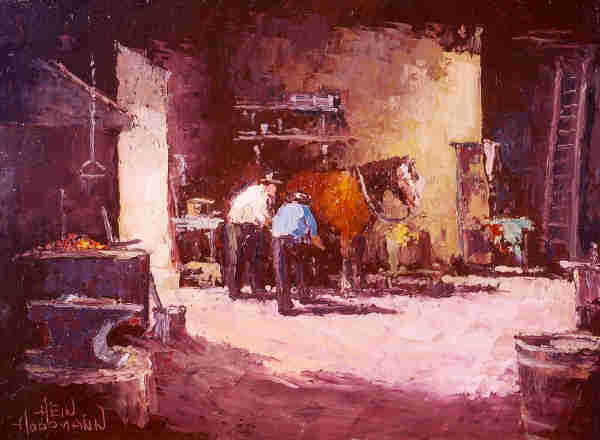 Hein Hoppmann - "Blacksmith At Work"