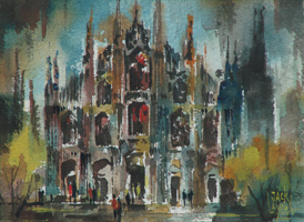 Jack Laycox - "Cathedral At Piazza del Duomo"