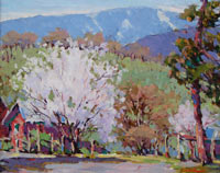 Joseph Nordmann - "Flowering Trees, Elk Creek "