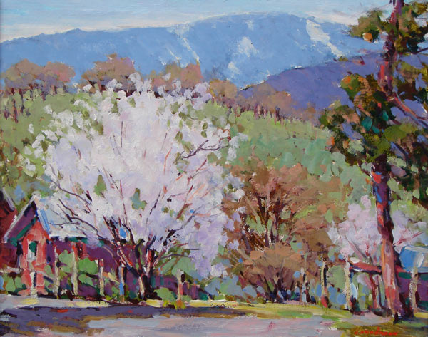 Joseph Nordmann - "Flowering Trees, Elk Creek"