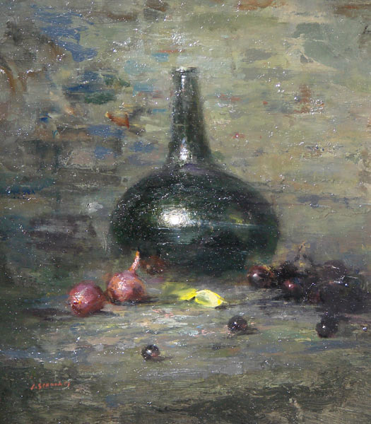 Lindy Schillaci - "Still Life With Dutch Onion Bottle"