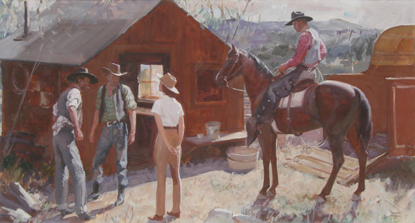 Donald Teague - "Ranch Hands Get The Word"